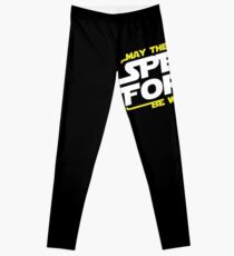 May The Speed Force Be With You Leggings