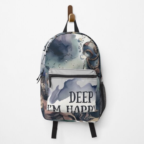 Item preview, Deep Down I''m Happy and Fine designed and sold by MagicTheDog.