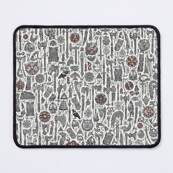Item preview, Viking Battle Gear Doodle Pattern designed and sold by i-corp.