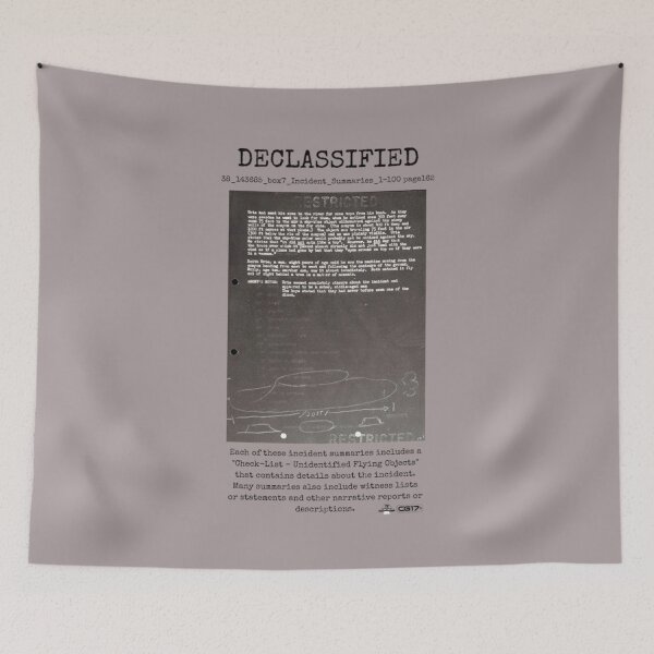 Item preview, UFO DECLASSIFIED 38_143685_box7_Incident_Summaries_1-100 page162 designed and sold by CG17s.