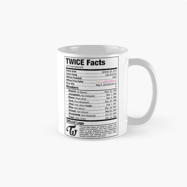 Item preview, Twice Kpop Nutritional Facts designed and sold by PerditaLu.