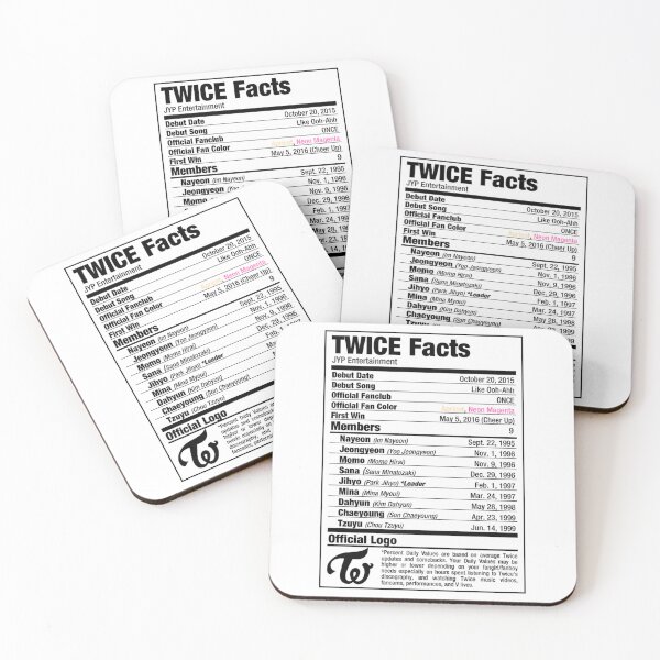 Item preview, Twice Kpop Nutritional Facts designed and sold by PerditaLu.