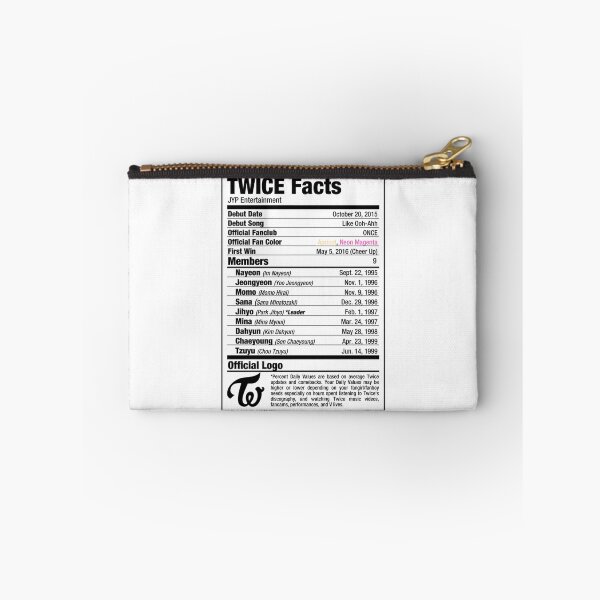 Item preview, Twice Kpop Nutritional Facts designed and sold by PerditaLu.