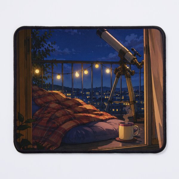 Item preview, Midnight Lofi: Stellar Balcony designed and sold by bapupa.