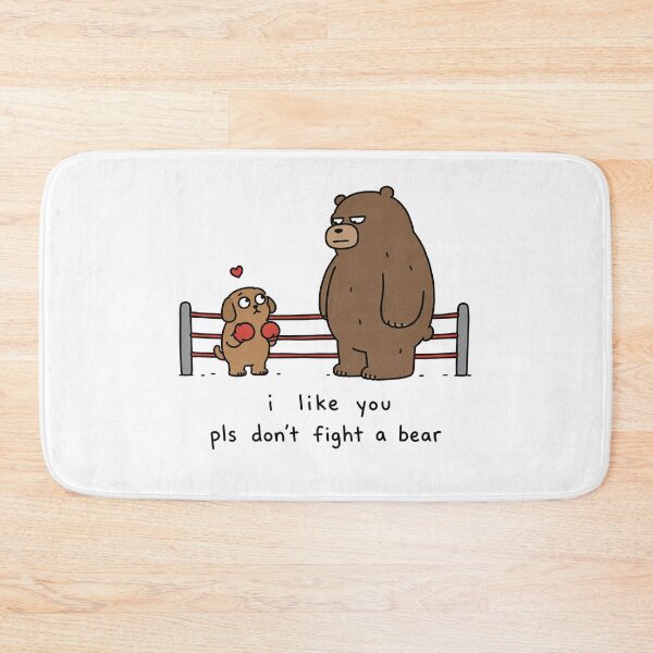 Item preview, I Like You Funny Bear Fight Meme designed and sold by MonkiFlipp.