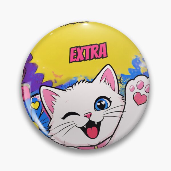 Item preview, Purrrfekt Extra Katze Popart designed and sold by Paw-and-Purr.