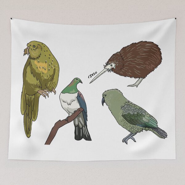 Item preview, New Zealand Native Birds designed and sold by samkstephens.