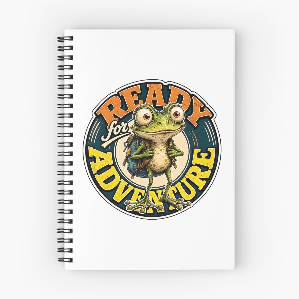 Item preview, Ready For Adventure Frog With Backpack Explorer designed and sold by Wilcox PhotoArt.