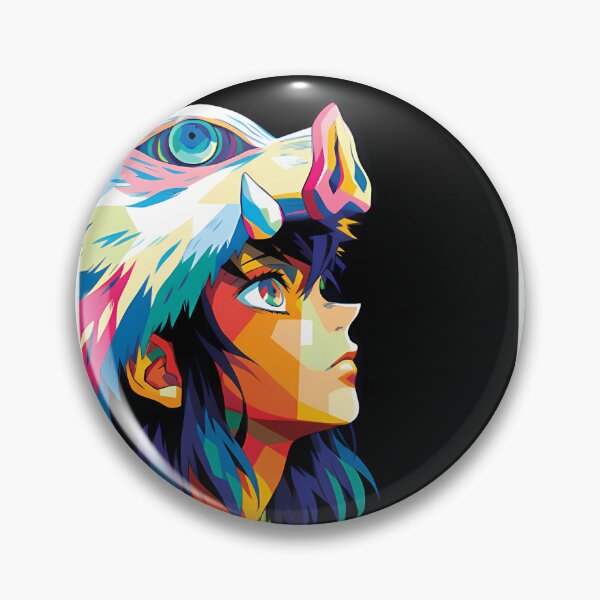 Item preview, Inosuke Hashibira Wpap Art - Demon Slayer Pop Art Style Design | Limited Edition designed and sold by barchiedreams.