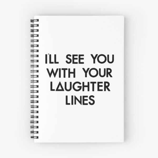 Item preview, Laughter Lines (Black) (1) designed and sold by TracepaperPen.