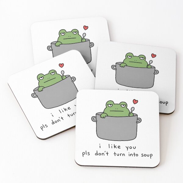 Item preview, I Like You Funny Frog Soup Meme designed and sold by MonkiFlipp.