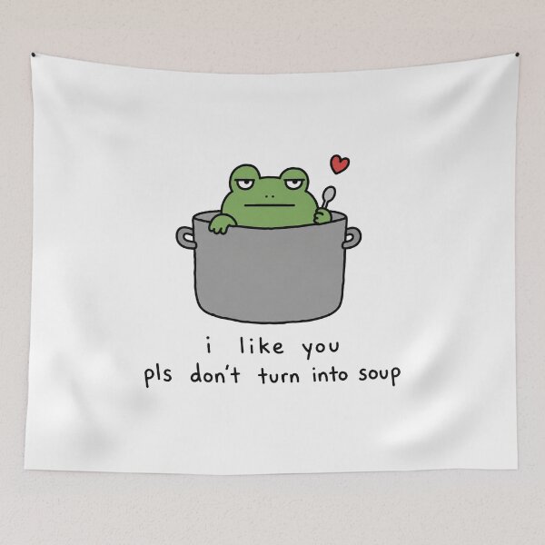Item preview, I Like You Funny Frog Soup Meme designed and sold by MonkiFlipp.