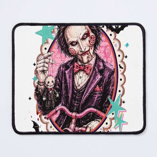 Item preview, Creepy Jigsaw Puppet Gothic Horror Portrait Art designed and sold by LucasHays39146.