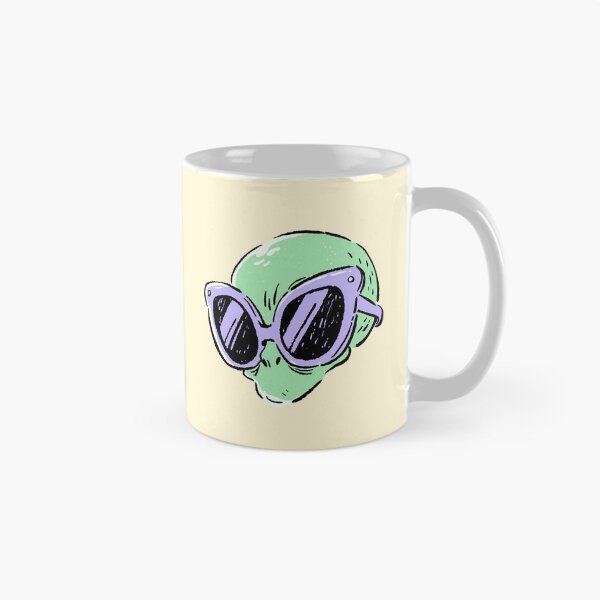 Item preview, Cool Green Alien With Sunglasses designed and sold by jianina-alondra.