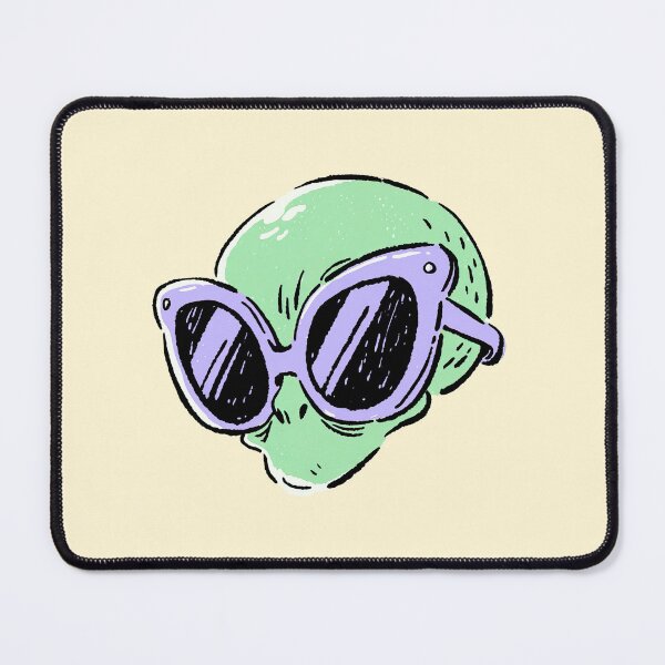 Item preview, Cool Green Alien With Sunglasses designed and sold by jianina-alondra.
