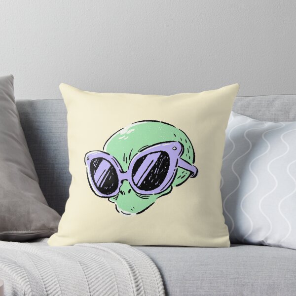Artikelvorschau, Cooler grüner Alien mit Sonnenbrille entworfen und verkauft von jianina-alondra.