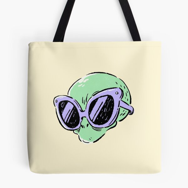 Item preview, Cool Green Alien With Sunglasses designed and sold by jianina-alondra.