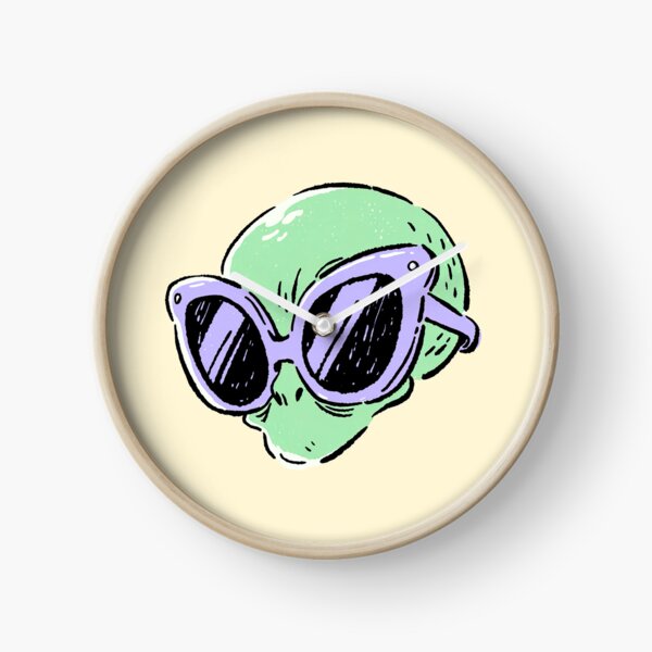 Item preview, Cool Green Alien With Sunglasses designed and sold by jianina-alondra.