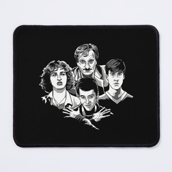 Item preview, Four Friends Black And White High Contrast Sketch designed and sold by Alacenakarts.