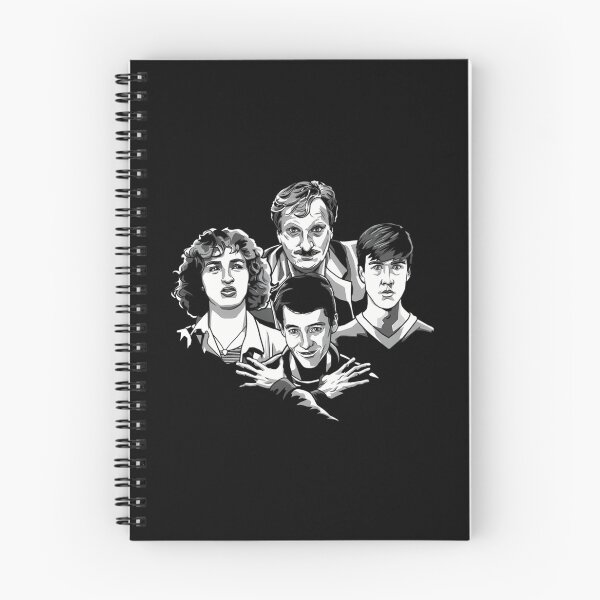 Item preview, Four Friends Black And White High Contrast Sketch designed and sold by Alacenakarts.