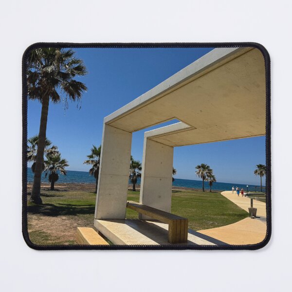 Item preview, Modern Coastal Architecture and Palm Trees⁠ designed and sold by Cruisebysunny.