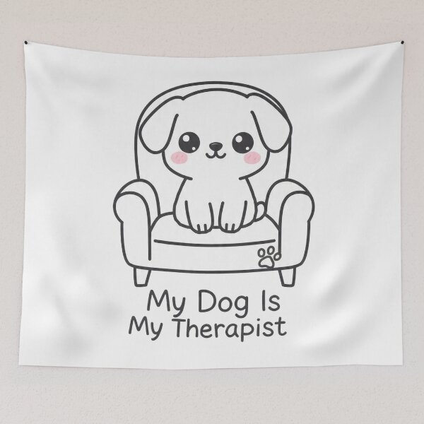 Item preview, my dog is my therapist designed and sold by lakanarivas.
