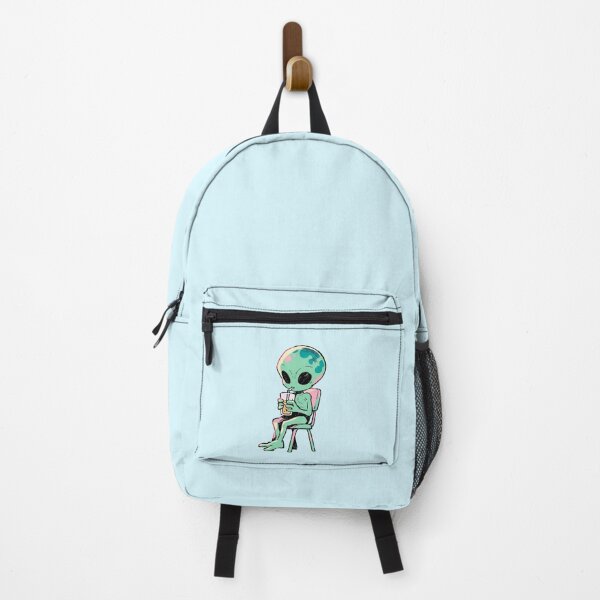 Item preview, Cute Alien Drinking Juice designed and sold by jianina-alondra.