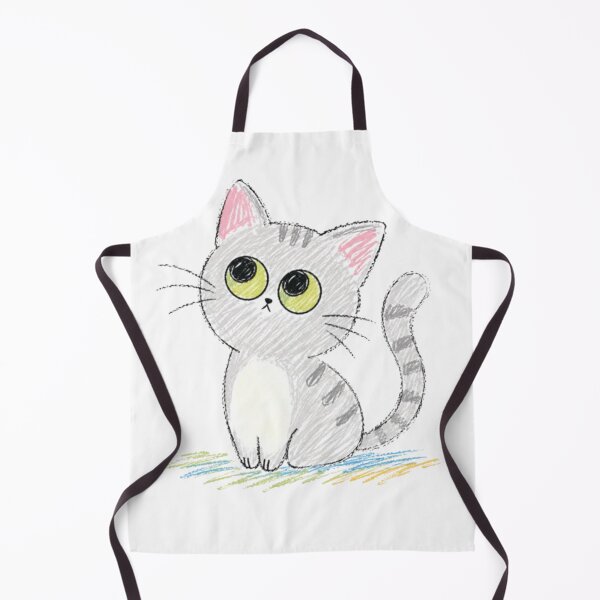 Item preview, Crayon Sketch Little Kitten designed and sold by Snurly.