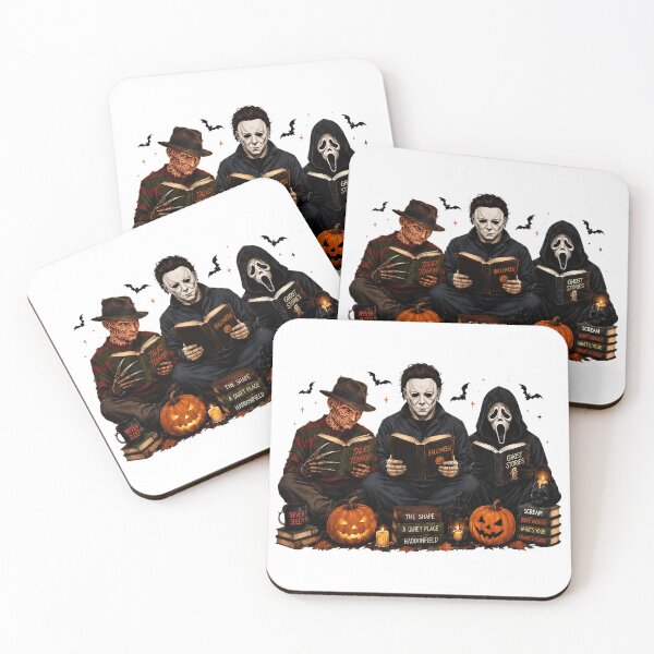 Item preview, Classic Horror Icons Reading Halloween Tales Together designed and sold by JudyJenni82877.