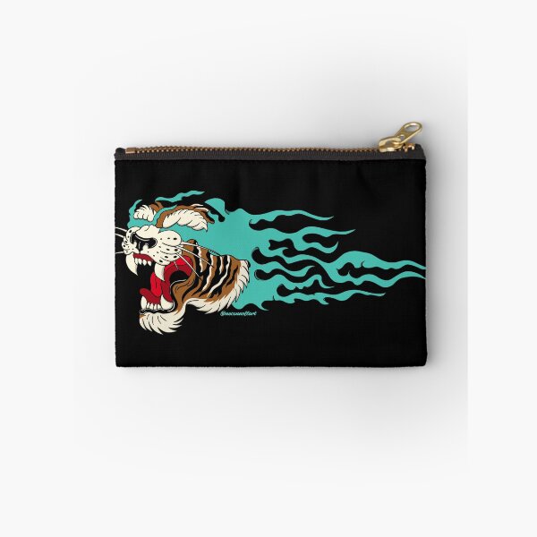 Item preview, Traditional Tattoo Inspired Tiger with Flames designed and sold by noconnellart.