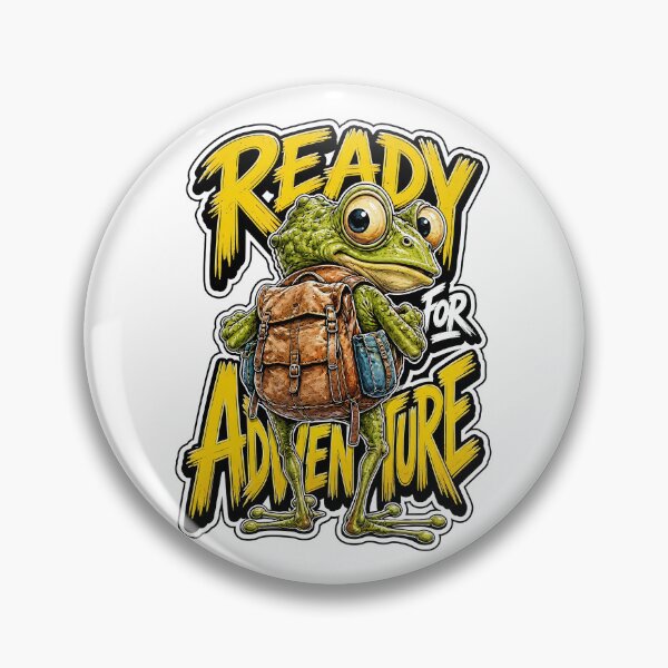 Item preview, Frog With Backpack Ready For Adventure   designed and sold by Wilcox PhotoArt.