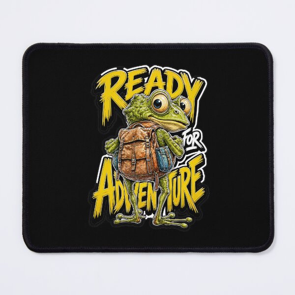 Item preview, Frog With Backpack Ready For Adventure designed and sold by Wilcox PhotoArt.