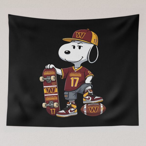 Item preview, Snoopy Washington Football designed and sold by Nahkolahmom.