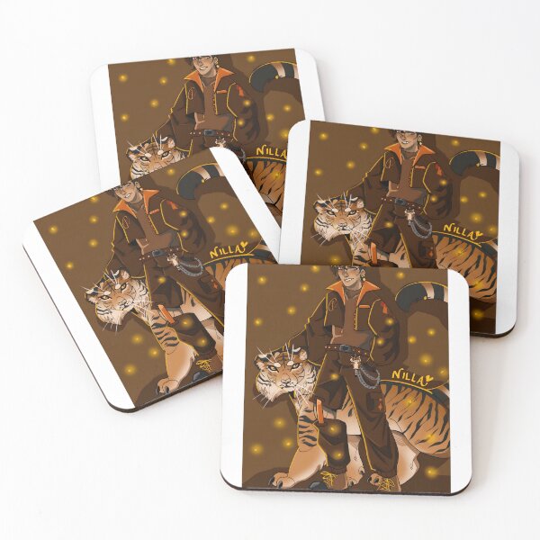 Item preview, Confident Young Man Standing with a Tiger designed and sold by Baby-Care.