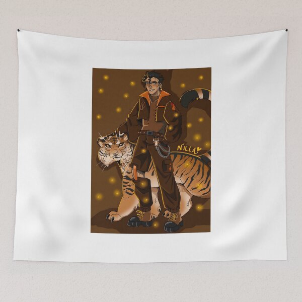 Item preview, Confident Young Man Standing with a Tiger designed and sold by Baby-Care.
