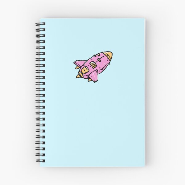 Item preview, Cute Pink Retro Space Rocket designed and sold by jianina-alondra.