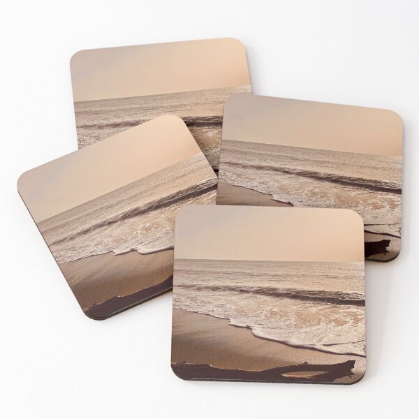 Item preview, Footprints and Horizons on the Beach designed and sold by TrazosDelSurArt.