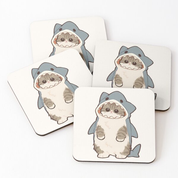 Item preview, Cat in a Shark Costume designed and sold by PamChamola.