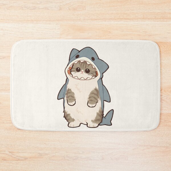 Item preview, Cat in a Shark Costume designed and sold by PamChamola.