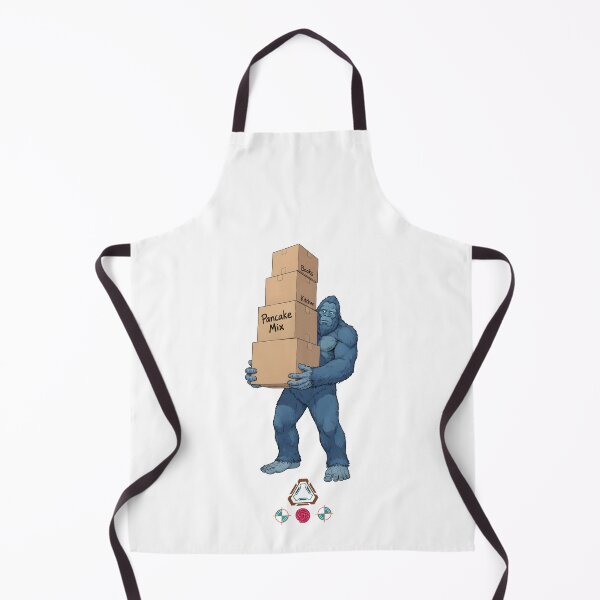 Item preview, Bigfoot Priority Packing - Funny Sasquatch Carrying Tower of Moving Boxes T-Shirt designed and sold by Whimsy Trail Co.