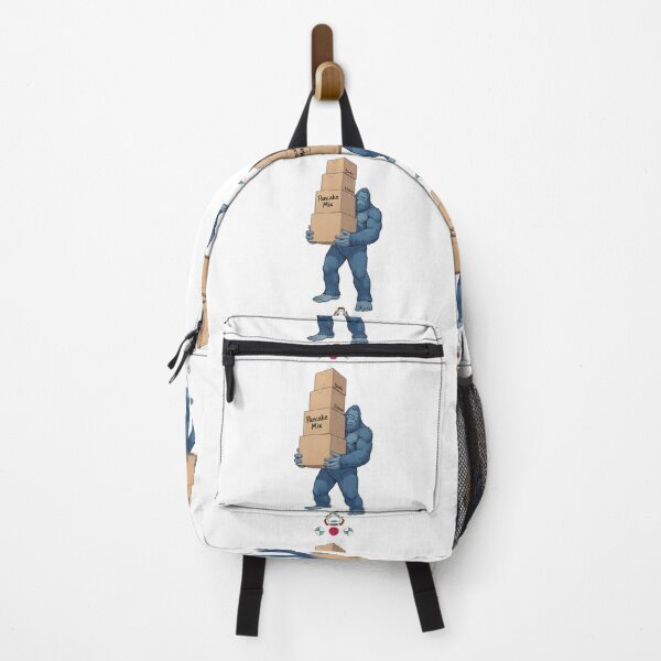 Item preview, Bigfoot Priority Packing - Funny Sasquatch Carrying Tower of Moving Boxes T-Shirt designed and sold by Whimsy Trail Co.