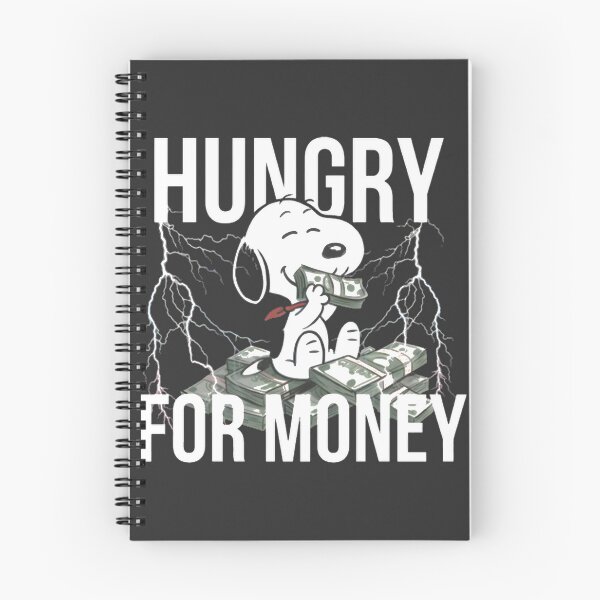 Item preview, Snoopy Hungry For Money Tee | ⭐⭐⭐⭐⭐ designed and sold by Anotherdoctor.