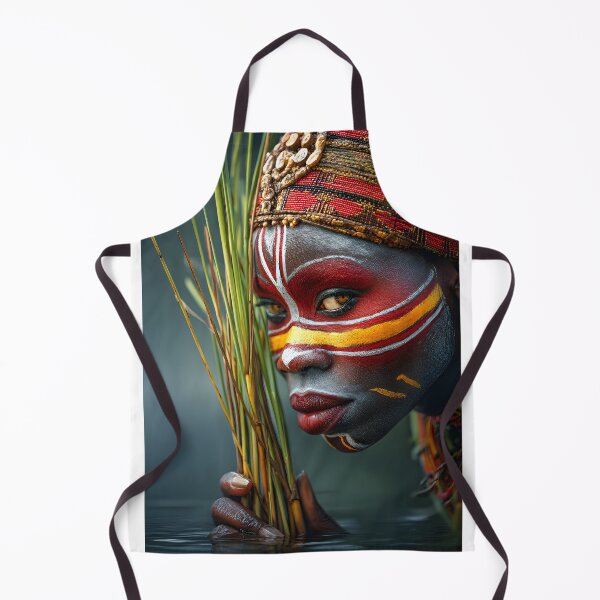 Aperçu de l'œuvre Portrait saisissant avec maquillage traditionnel créée et vendue par Artessie.