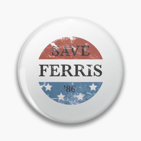 Item preview, Save Ferris Campaign Sticker designed and sold by Alacenakarts.