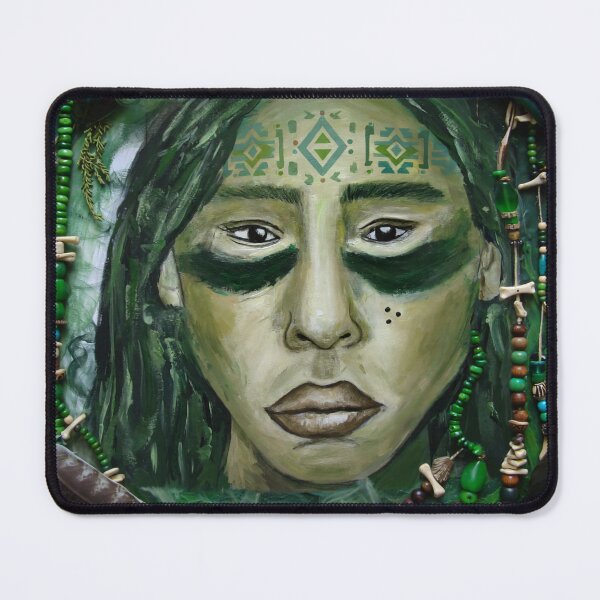 Item preview, Jungle Shaman King - Tribal Face Paint Art designed and sold by MAISON SYLVIE.