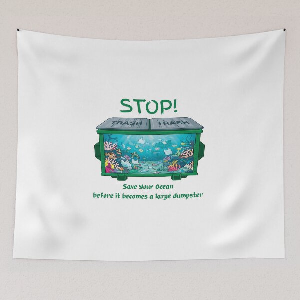 Item preview, Save The Ocean designed and sold by ZSA Futuristic Art.