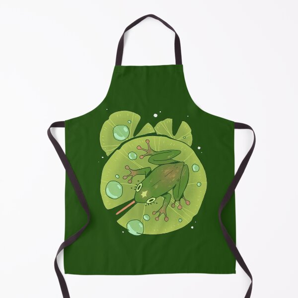 Item preview, Frog on Lily Pad with Water Droplets designed and sold by PamChamola.