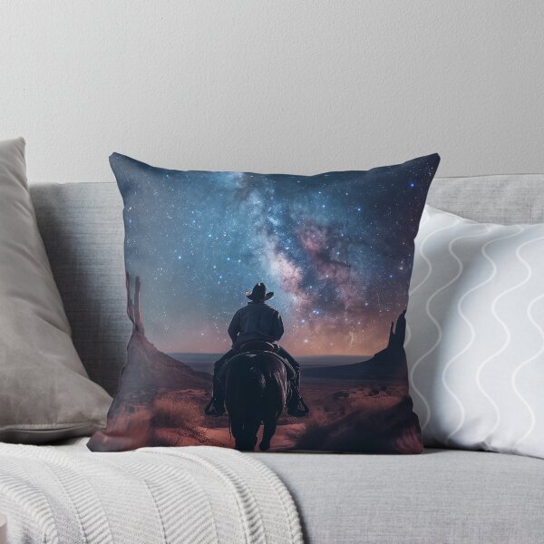 Item preview, Cosmic Cowboy Under Starry Skies designed and sold by QuantumDrift.