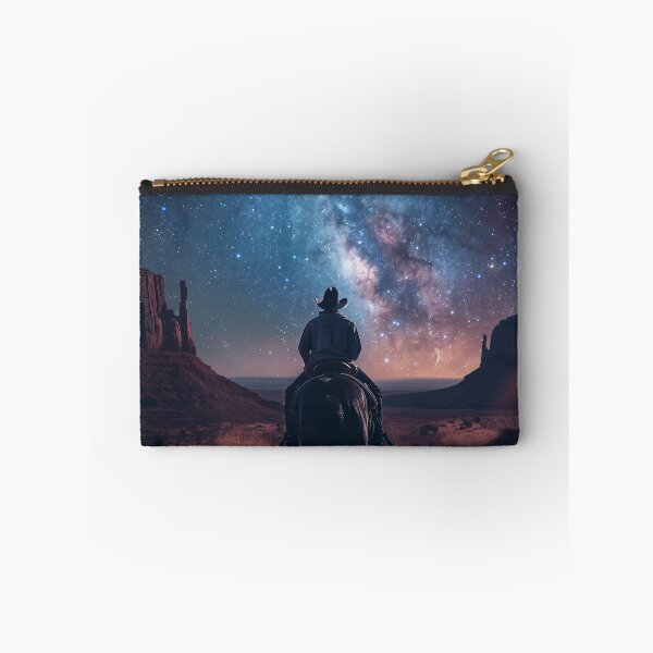 Item preview, Cosmic Cowboy Under Starry Skies designed and sold by QuantumDrift.