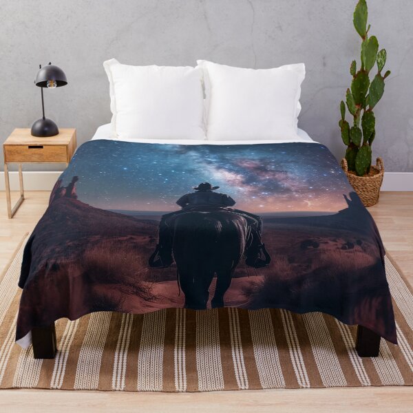 Item preview, Cosmic Cowboy Under Starry Skies designed and sold by QuantumDrift.